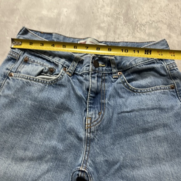 Levis 550 Jeans Mens 16 28x28 Blue Denim Relaxed Fit Straight Leg Cotton Zip Fly - Picture 5 of 11